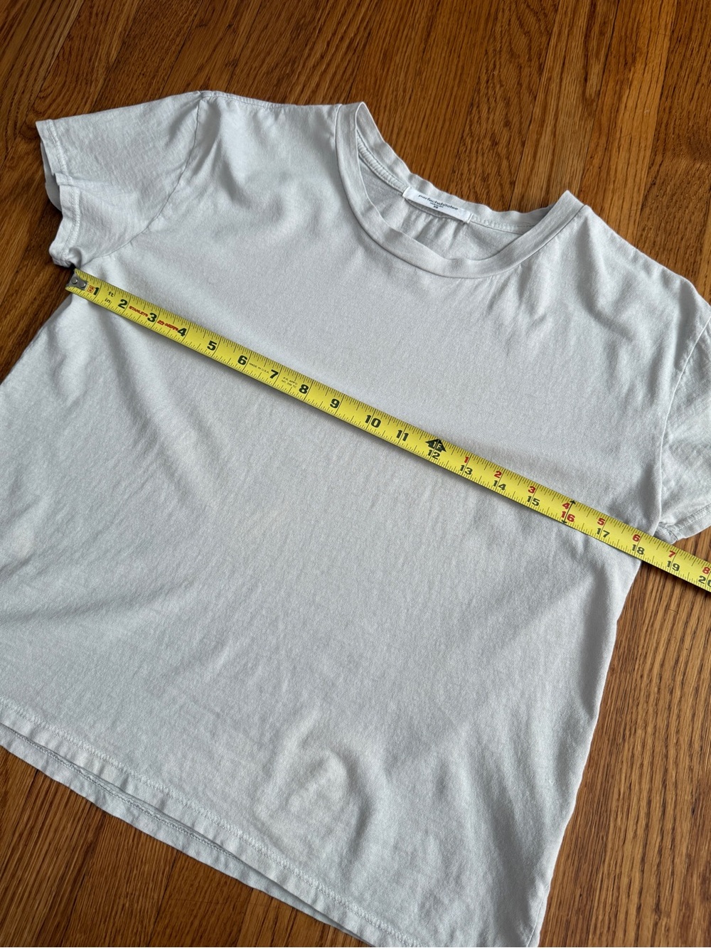 Perfect white tee off white crop tshirt XS - Picture 6 of 8